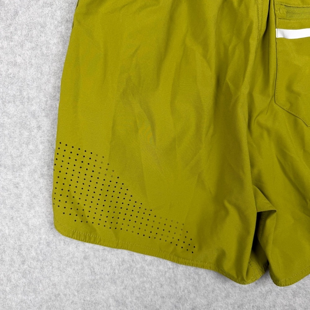 Legends Shorts Mens S Relay Lime Burst 7" Stretch Linerless Workout Activewear - Picture 9 of 16